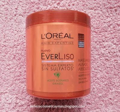 Mascarilla Everliso L'Oreal hair Expertise opinión