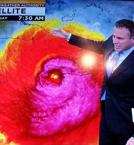 ¿Huracán o calavera?: la “terrorífica” imagen del huracán #Matthew tomada desde el espacio (FOTO)