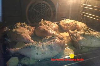 POLLO AL AJILLO AL HORNO
