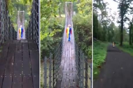 No es una broma: Payaso persigue a jóvenes con cuchillo en mano  #USA #EstadosUnidos