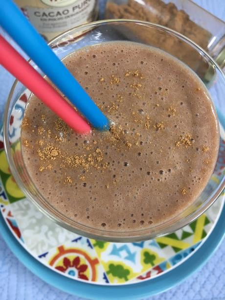 Batido De Plátano, Cacao Y Canela