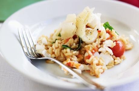 risotto de langosta