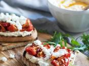 Recetas tostadas, sandwiches pizzas Humus