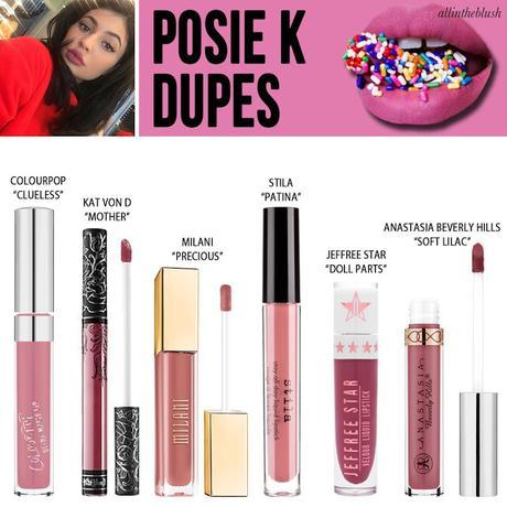 Los mejores dupes de 9 Kylie Lip Kits