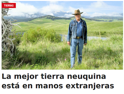 La mejor tierra neuquina está en manos extranjeras