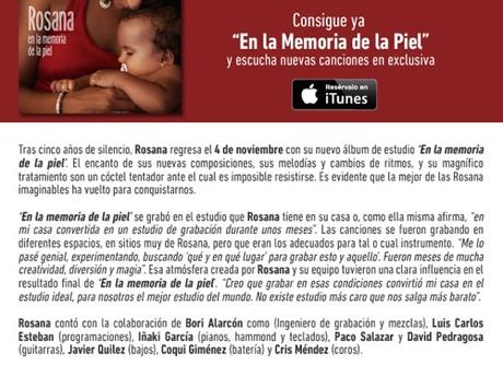 ROSANA EN LA MEMORIA DE LA PIEL