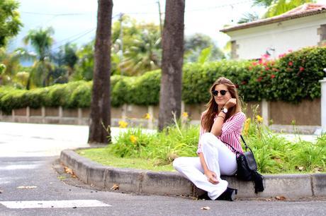 White Flared Jeans