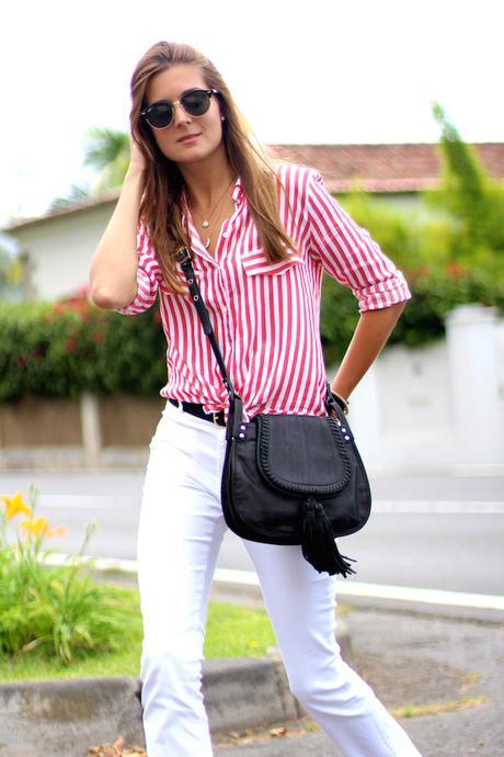 White Flared Jeans