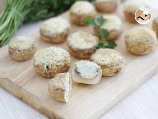 Champiñones aperitivo rellenos de queso, Foto 3