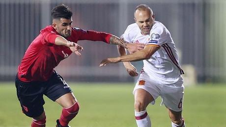España derrotó a Albania 2-0 en Shkoder por Eliminatorias Rusia 2018