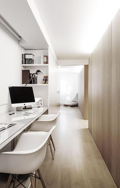 Home Offices Minimalistas en Pasillos II