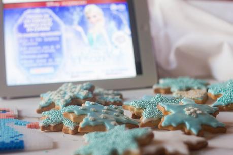 como preparar galletas decoradas con fondant de frozen el reino del hielo