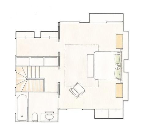 Posibilidades de un salon pequeño plano_primer_piso_croquis