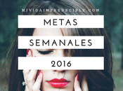 Metas semanales para poder administrar vida.