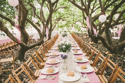 Detalles de una boda rural con sabor canario