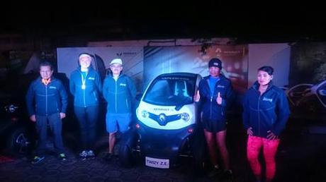 Renault Twizy fue parte del Cross Chaquiñán Nocturno 201