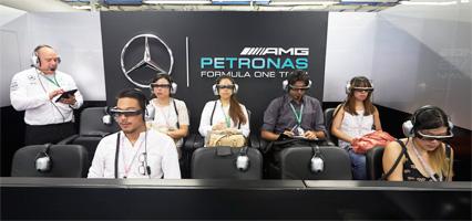 La F1 adopta las gafas inteligentes moverio de Epson para el tour de talleres