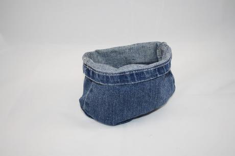 Diy: Cesto con sobrante vaquero