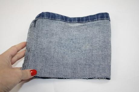 Diy: Cesto con sobrante vaquero