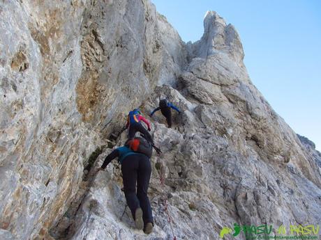 Inicio de la subida por Tiro Callejo