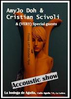Concierto de AmyJo Doh & Cristian Scivioli en La bodega de Águila