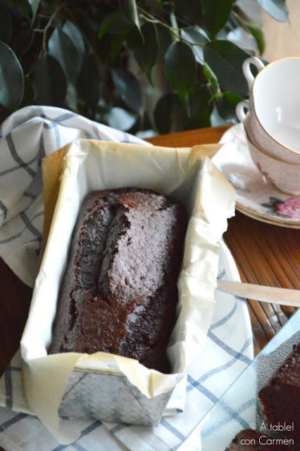 Plumcake de Chocolate y Dulce de Membrillo