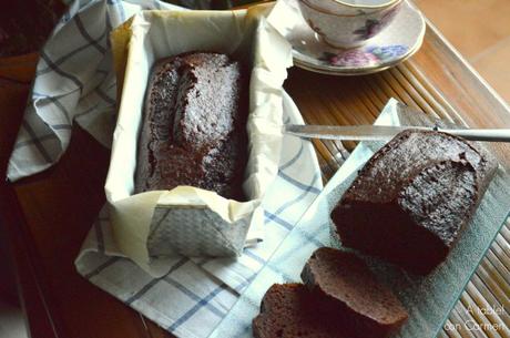 Plumcake de Chocolate y Dulce de Membrillo