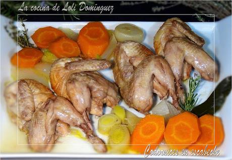 Codornices en escabeche