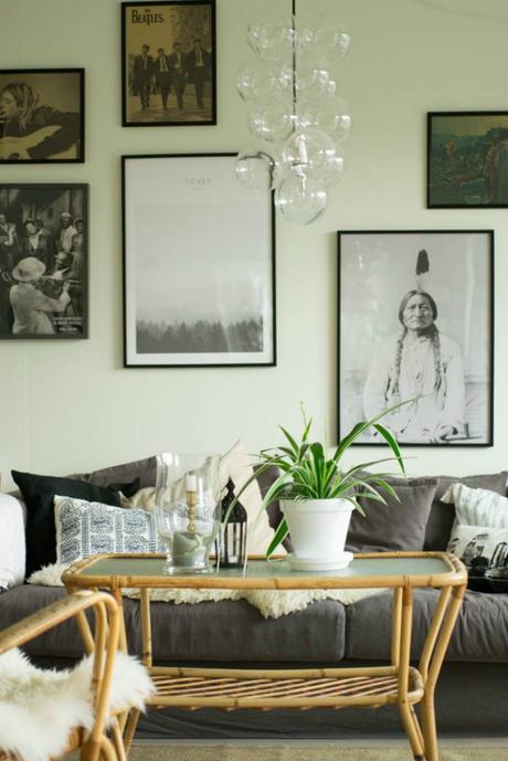 Inspiración deco: El estilo bohemio de una casa en Noruega