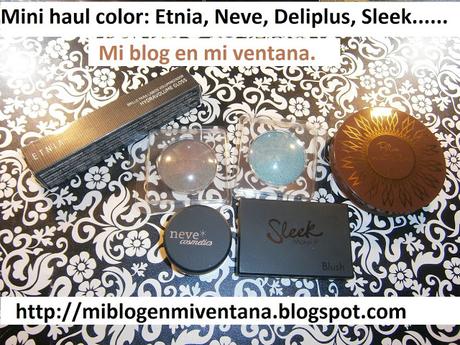 Mini haul color:  Etnia, Neve, Deliplus, Sleek.