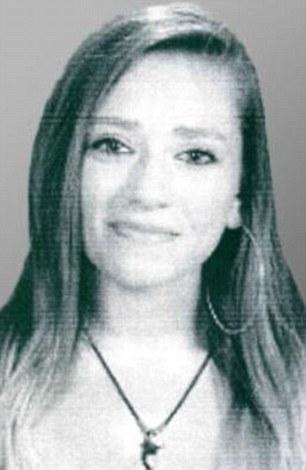 Authorities believe Lopez (pictured) went into labor on Friday, gave birth in her bedroom and threw her baby girl from the second floor of her apartment building