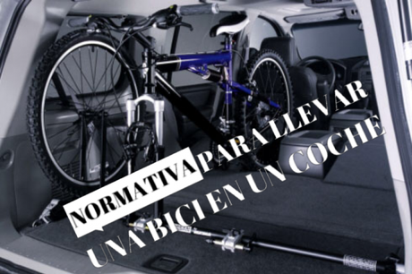 ¿Conocéis la normativa para llevar una bici en un coche?