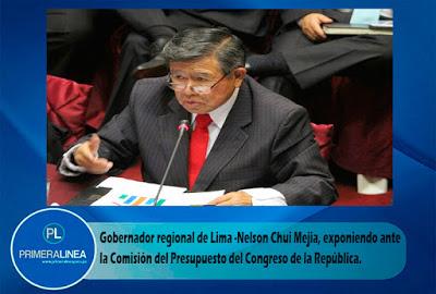 Ante Comisión de Presupuesto del Congreso: PLANIFICAR INVERSIONES EN SALUD Y EDUCACIÓN PROPONE GOBERNADOR REGIONAL DE LIMA...