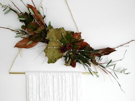 ADORNO DE PARED OTOÑAL DIY:  #DiarioDeco25 - ¡Bienvenido otoño!