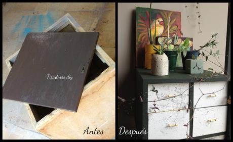 Antes y después de una cajonera Antes y después de una cajonera