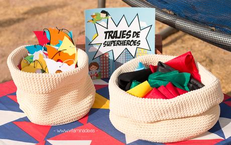 Fiesta de superheroes: Baby vitamina cumple 3