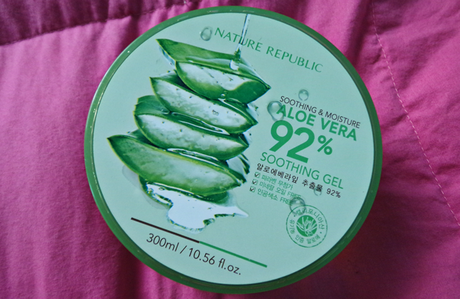 Review | Nature Republic - SOOTHING & MOISTURE ALOE VERA 92% SOOTHING GEL [BBCOSMETIC]