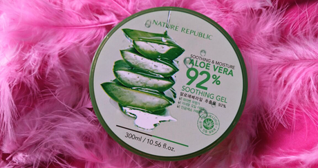 Review | Nature Republic - SOOTHING & MOISTURE ALOE VERA 92% SOOTHING GEL [BBCOSMETIC]