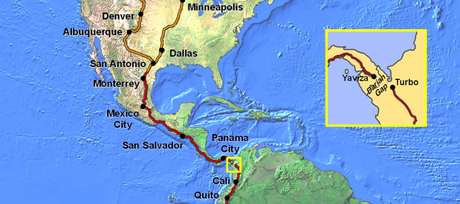 El Tapón de Darién. Fuente: LeMonde