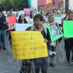 Marchan por las mujeres desaparecidas en San Luis Potosí