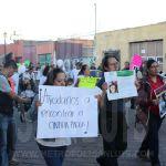 Marchan por las mujeres desaparecidas en San Luis Potosí