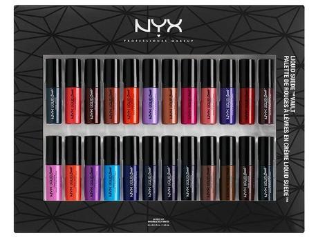 Edición Vault de NYX para las navidades. nyx-liquid-suede-cream-lipstick-vault