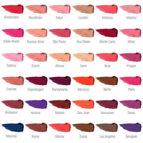 Edición Vault de NYX para las navidades. nyx-soft-matte-lip-cream-vault-swatches