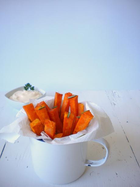 Batatas fritas (Sweet potato fries)