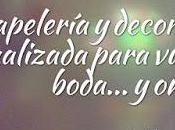 Papelería Decoración Personalizada para Vuestra Boda... On-Line