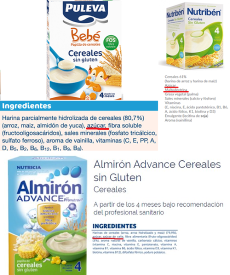 PAPILLAS DE CEREALES PARA BEBÉS: INNECESARIAS