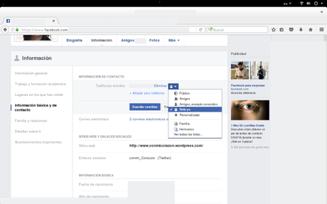 Cómo configurar tu privacidad en Facebook