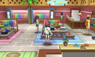 Se filtran imágenes del Centro Pokémon, la tienda, la zona de ropa y más de Sol/Luna