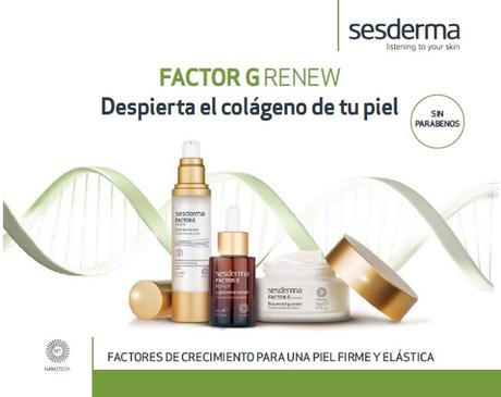 La gama “Factor G Renew” de SESDERMA despierta el colágeno de la piel