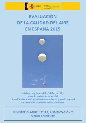 Evaluación de la Calidad del Aire en España 2015